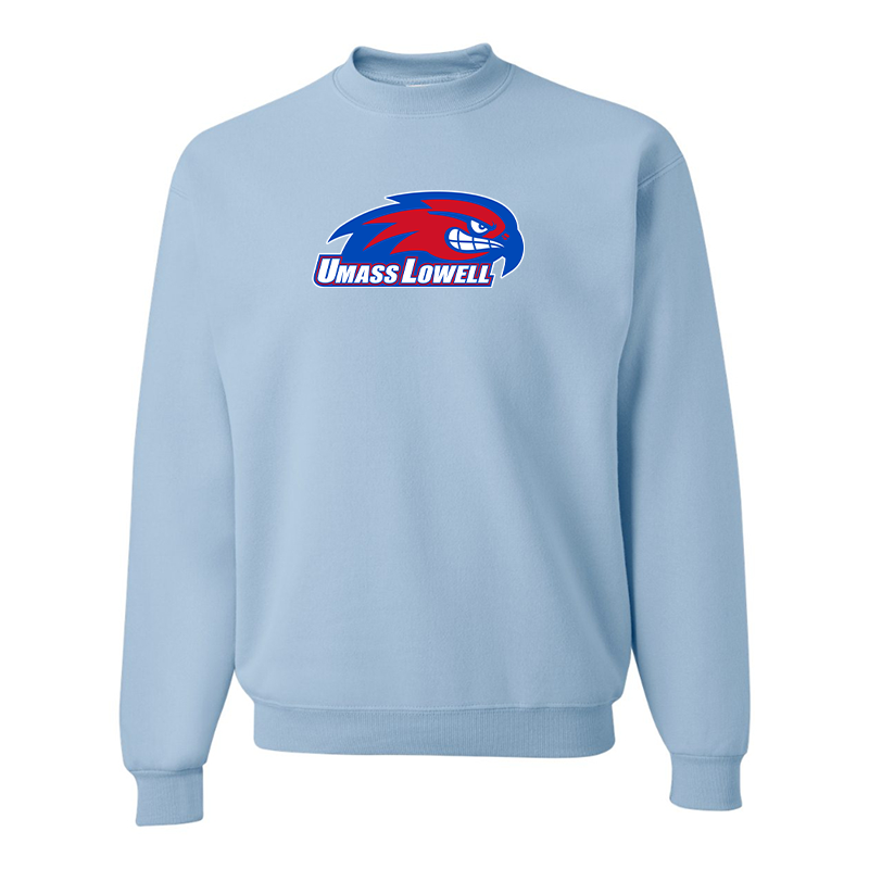 Men's UMass Lowell River Hawks  JERZEES NuBlend Crewneck Sweatshirt